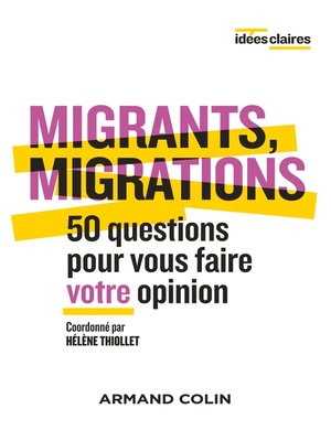 cover image of Migrants, migrations